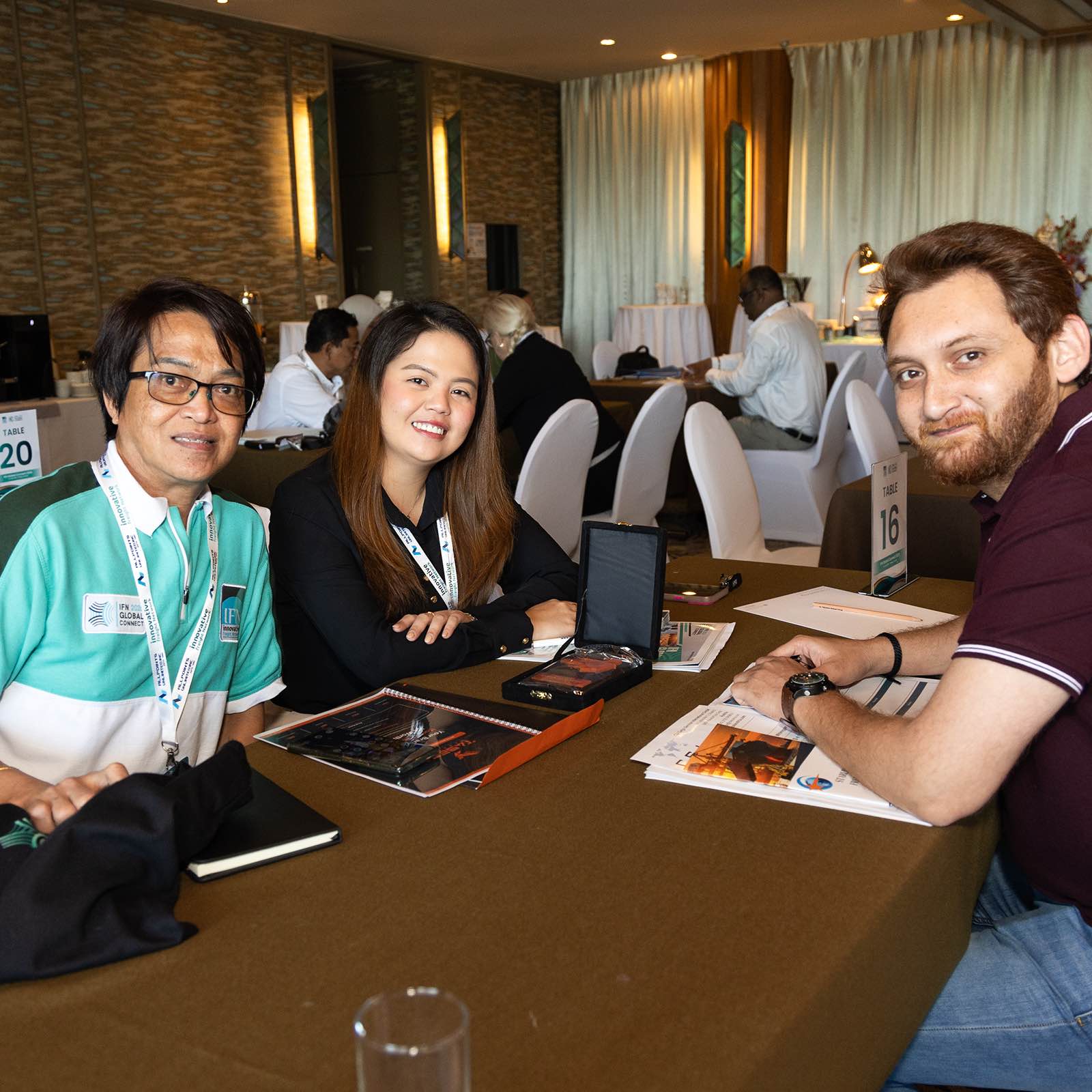 Tabeer Marketing meeting international freight clients in Pattaya